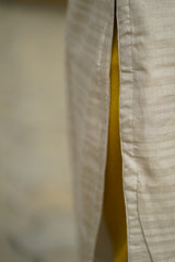 Beige-Yellow chic silk